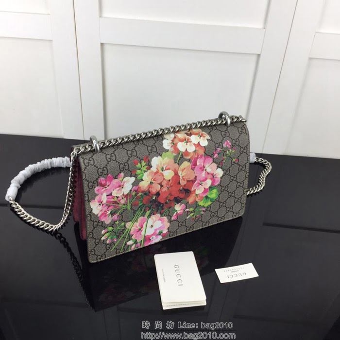 GUCCI古馳 新款 專櫃品質 原單 400249花膠酒紅 鏈條單肩斜挎包HY1315